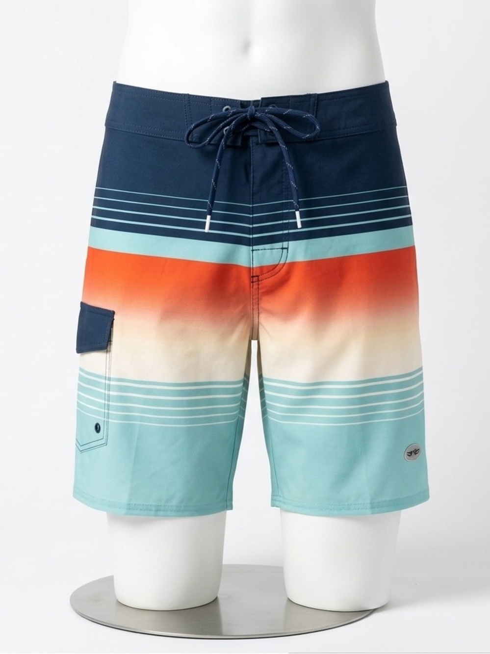Rokka&Rolla Swim Trunks Board Shorts Bathing Suit Beach Surf Swimwear, sz 33